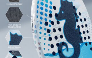 FCT BLADE OEN 12K Carbon Fiber Beach Tennis Racket