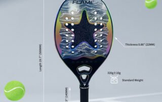 FCT PLAME OEN 3K Carbon Fiber Beach Tennis Racket
