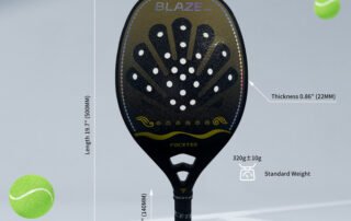 FCT BLAZE OEN 6K Carbon Fiber Beach Tennis Racket