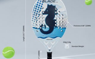 FCT BLADE OEN 12K Carbon Fiber Beach Tennis Racket