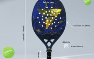 FCT VULCAN OEN 18K Carbon Fiber Beach Tennis Racket