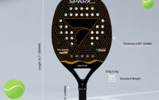 FCT SPARK OEN Fiberglass Beach Tennis Racket